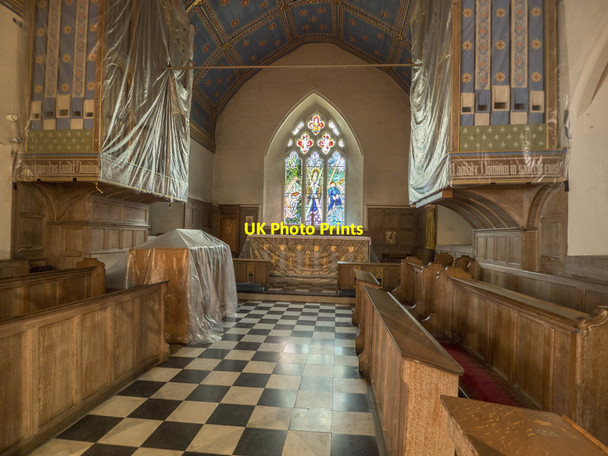 Photo 6"x4" St Andrew, Nuthurst - Chancel under covers Nuthurst\/TQ1926 c2017