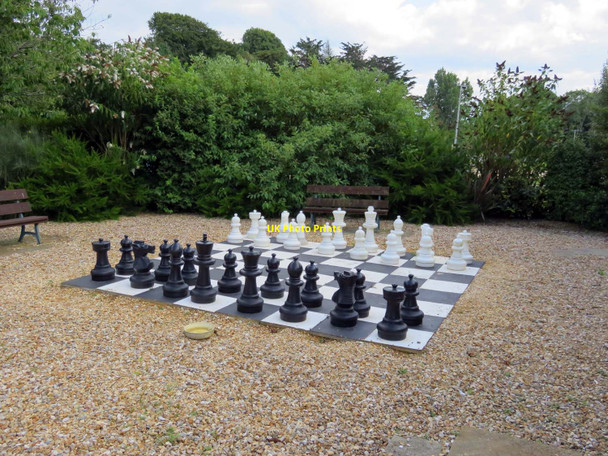 Photo 6"x4" Garden chess at Norton Grange Norton\/SZ3489 c2017