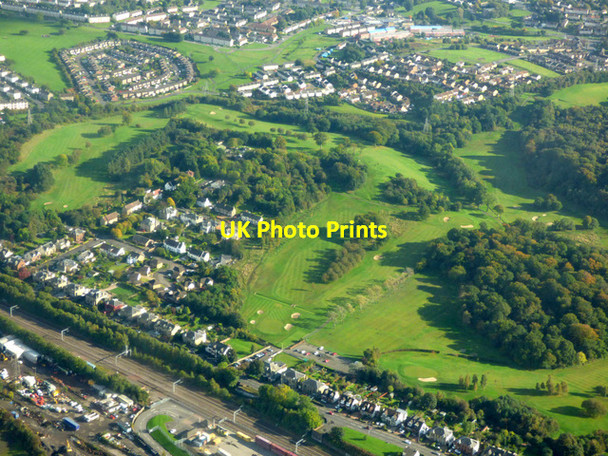 Photo 6"x4" Elderslie from the air Johnstone\/NS4362 c2017