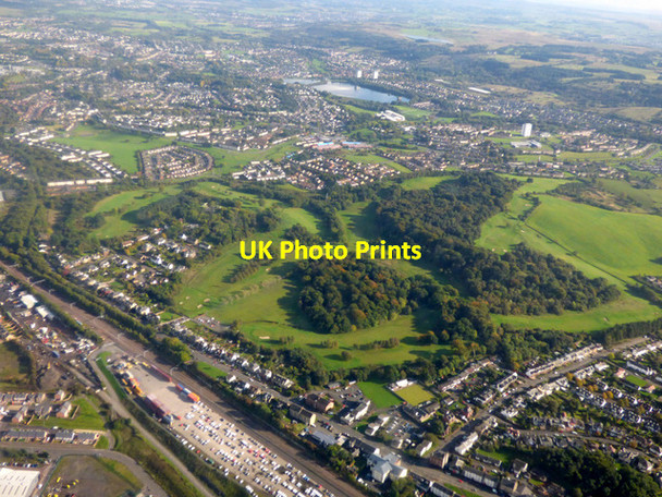 Photo 6"x4" Elderslie from the air Johnstone\/NS4362 c2017 P1