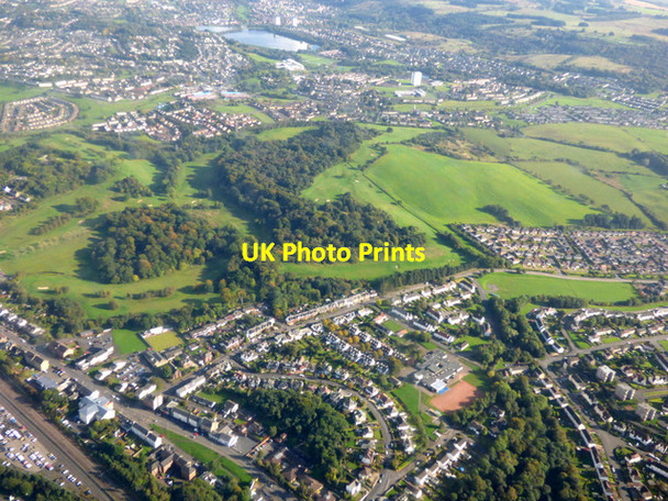Photo 6"x4" Elderslie from the air Johnstone\/NS4362 c2017 P2