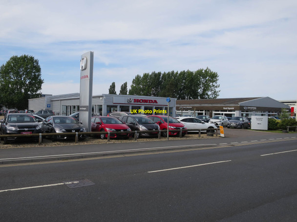 Photo 6"x4" Honda and Hyundai dealerships, Scania Way King's Lynn c2017