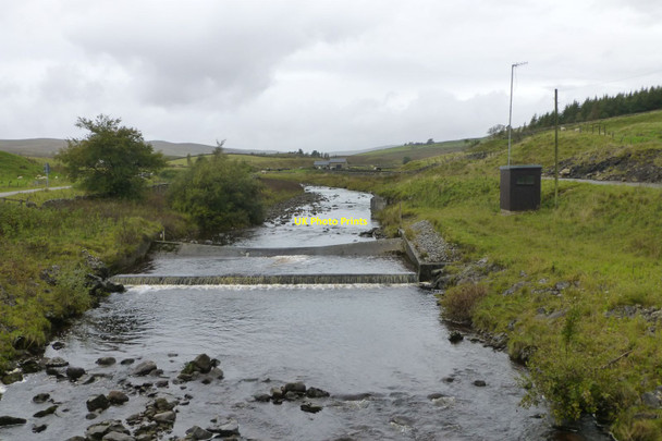 Photo 6"x4" River flow gauge weir Langdon Beck\/NY8531 c2017