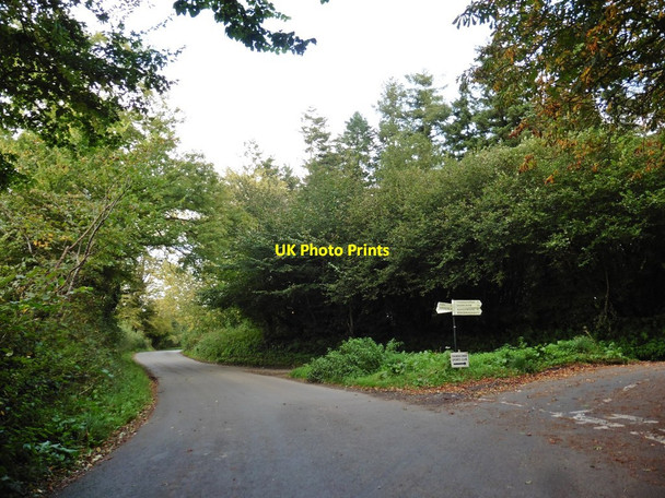 Photo 6"x4" Turning for Horseshoe Road Ammerham c2017