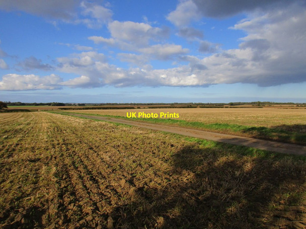 Photo 6"x4" Stubble fields, Barbriggs Lissett c2017