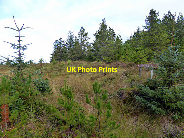 Photo 6"x4" Footpath to Garbh Loch Cnoc a' Gharbh-loch c2017