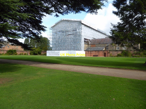 Photo 6"x4" Tredegar House under scaffolding Duffryn\/ST2985 c2017