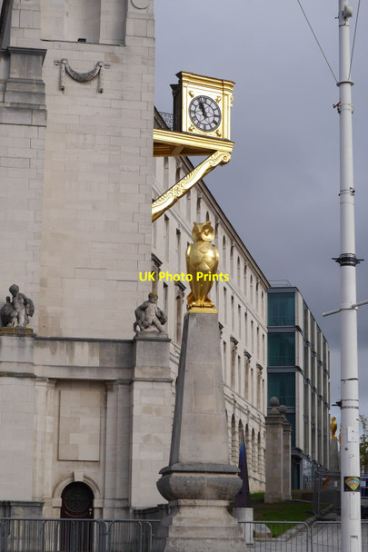 Photo 6"x4" Leeds Owls in Millennium Square - The Leeds Owl Trail (1) Leeds\/SE3034 c2017