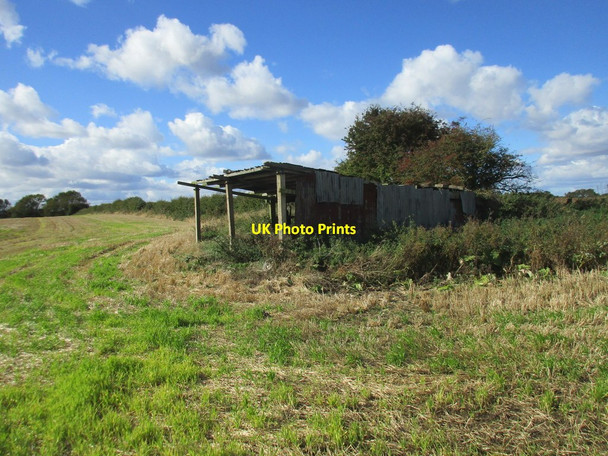 Photo 6"x4" Remains of a shed Dringhoe c2017