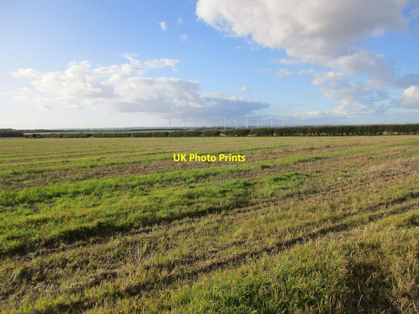 Photo 6"x4" View towards Lissett Windfarm from Barbriggs Lane Upton\/TA1454 c2017
