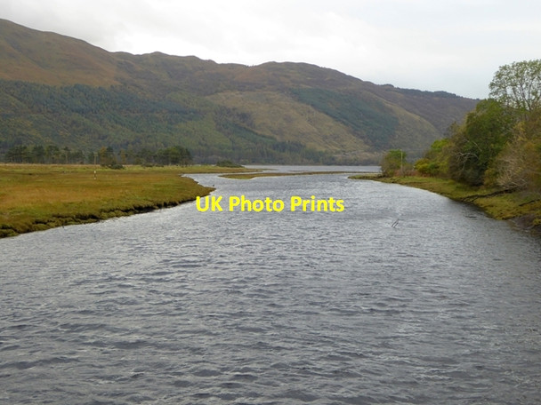 Photo 6"x4" Mouth of the River Creran Fasnacloich c2017