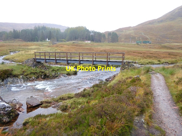 Photo 6"x4" Bridge over the River Coupall Altnafeadh c2017