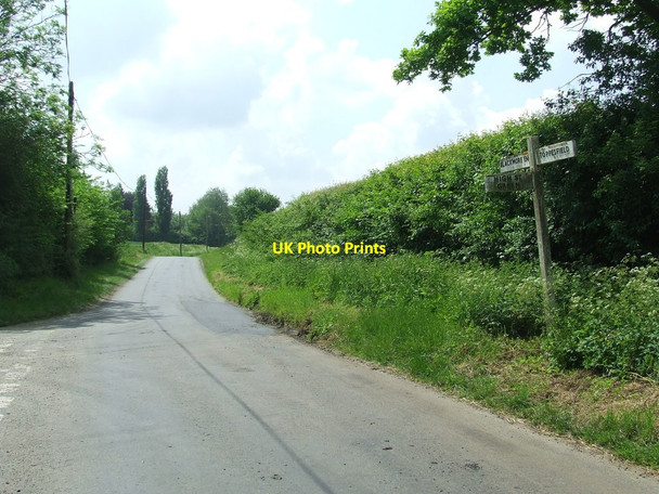 Photo 6"x4" Road Junction Almshouse Green\/TL7533 c2017