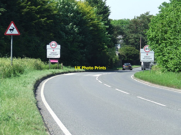 Photo 6"x4" Entering Great Yeldham Delvin End c2017