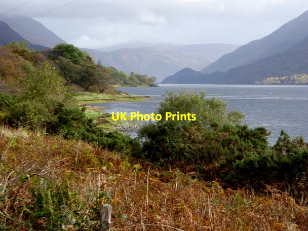 Photo 6"x4" Autumn colours on Loch Leven Ballachulish c2017