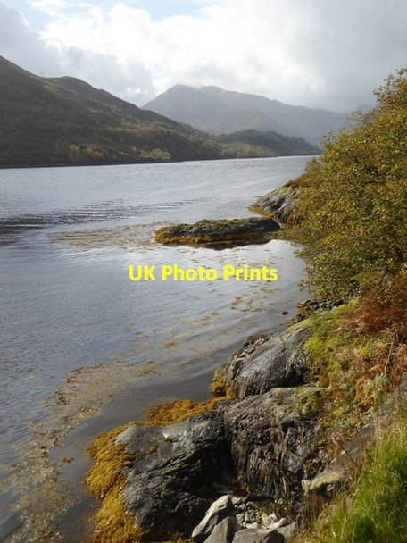 Photo 6"x4" The rocky northern shore of Loch Leven Glencoe\/NN1058 c2017