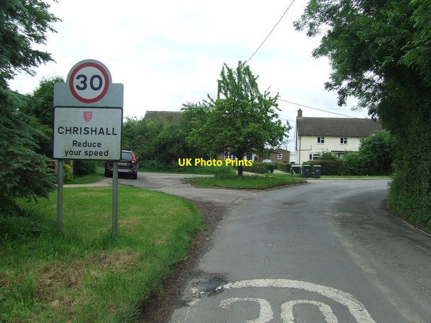 Photo 6"x4" Entering Chrishall Crawley End c2017