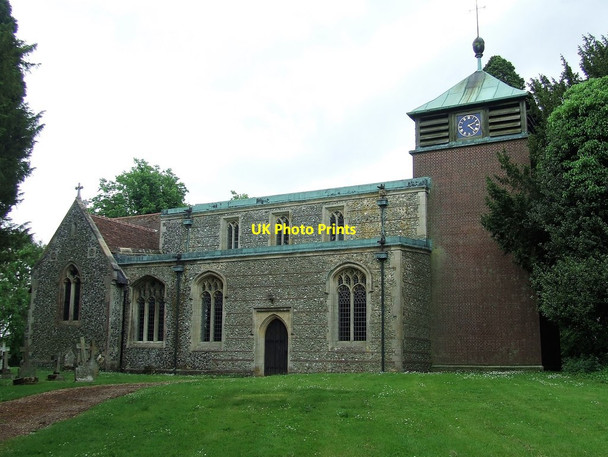 Photo 6"x4" Holy Trinity Heydon Broad Green\/TL4439 c2017