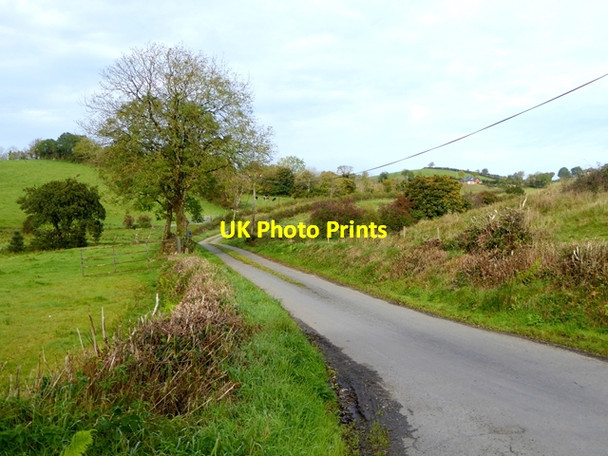 Photo 6"x4" Country road at Derrynure Drumeague c2017
