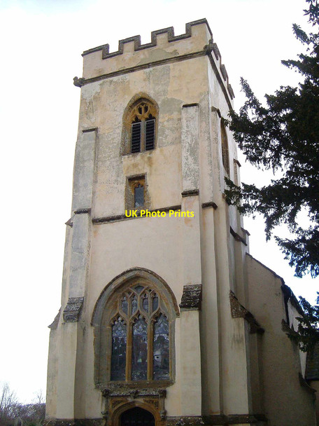 Photo 6"x4" Tower, Church of the Holy Cross, Thornfalcon Thornfalcon c2006