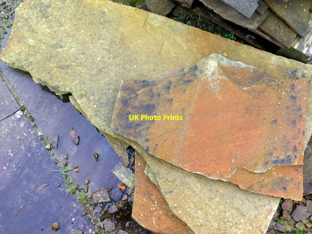 Photo 6"x4" Sandstone colours, Ladycross Bank Quarry Dukesfield\/NY9457 c2017