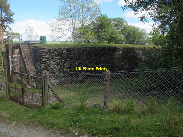 Photo 6"x4" Corwen service reservoir Corwen c2017
