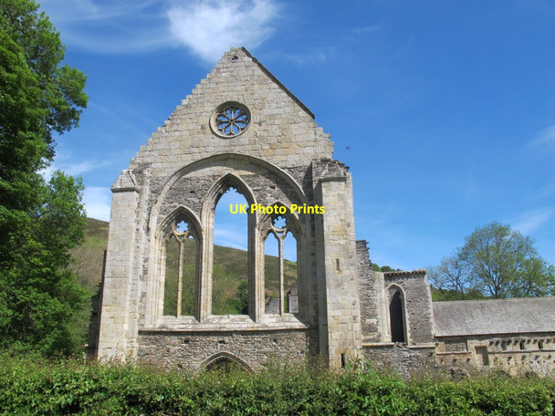 Photo 6"x4" Valle Crucis Abbey - west end of the church Llandynan c2017