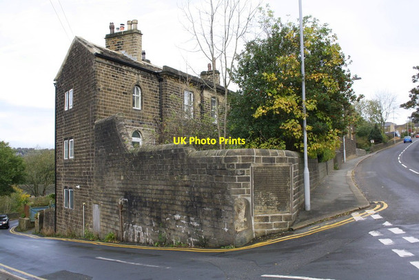 Photo 6"x4" Junction of Ebor Lane and Lees Lane Haworth c2017