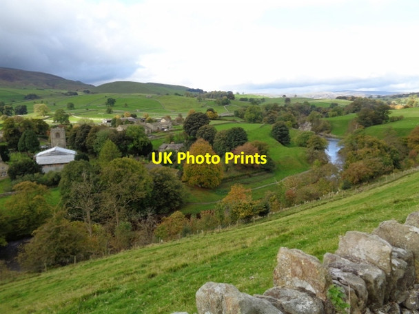 Photo 6"x4" Burnsall from Skull Road Burnsall c2017