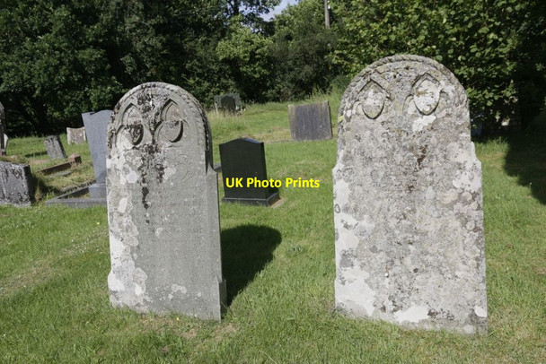 Photo 6"x4" Family Headstones Cilmery c2017