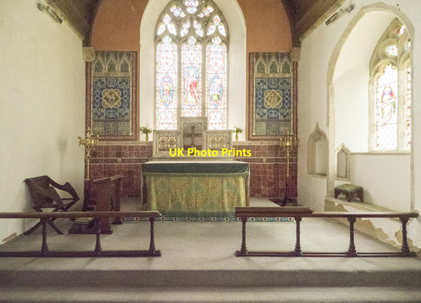 Photo 6"x4" St Mary, Preston St Mary - Sanctuary Preston St Mary c2017