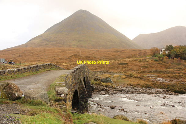 Photo 6"x4" Old bridge over the River Sligachan Sconser c2017
