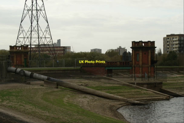 Photo 6"x4" View of the remains of a pumping station in the Walthamstow Wetlands Walthamstow c2017