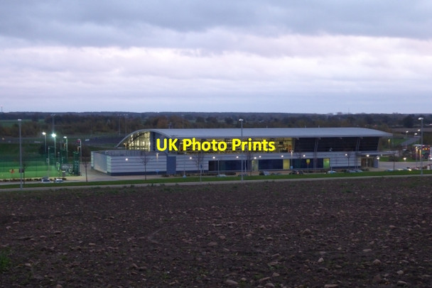 Photo 6"x4" Looking down on the Sports Village Grimston\/SE6451 c2017