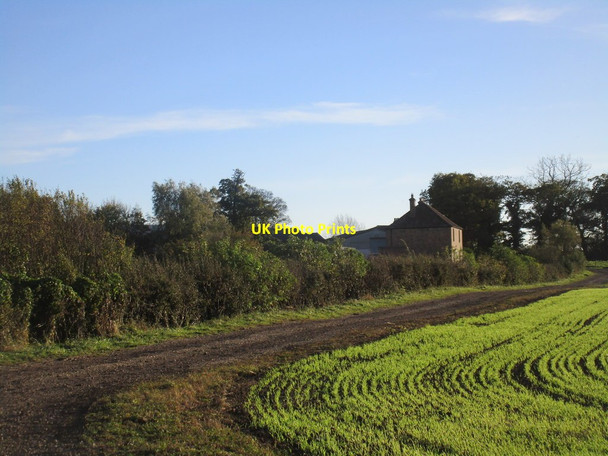 Photo 6"x4" Farm track and cottage, Goxhill Seaton\/TA1646 c2017