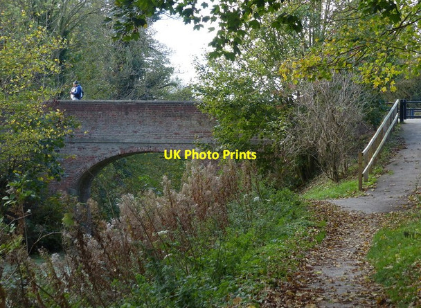 Photo 6"x4" Vincent Bridge No 67 along the Grantham Canal Harlaxton c2017