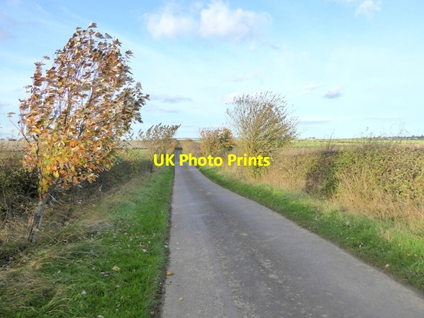 Photo 6"x4" Country road between Felkington and Bleak Ridge Felkington c2017