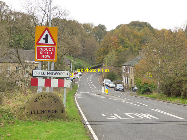 Photo 6"x4" Welcome to Cullingworth Ryecroft\/SE0738 c2017