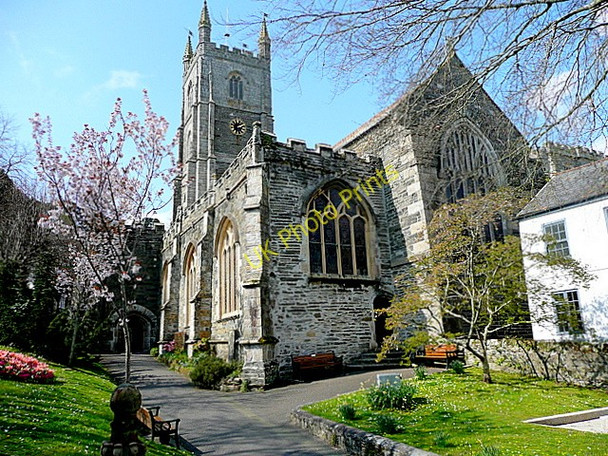 Photo 6"x4" St. Finbar's church, Fowey Fowey c2009
