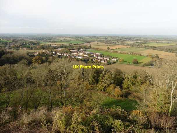 Photo 6"x4" Looking down towards East Stoke East Stoke\/ST4817 c2017