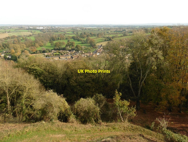 Photo 6"x4" Looking down towards Montacute East Stoke\/ST4817 c2017