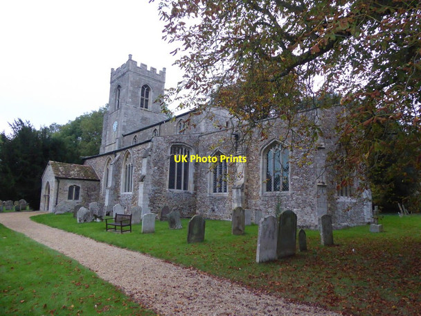 Photo 6"x4" Church, Abbots Ripton Abbots Ripton c2017
