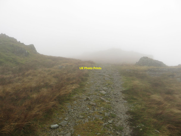 Photo 6"x4" Path approaching the top of Little Harter Fell Harter Fell\/NY4609 c2017