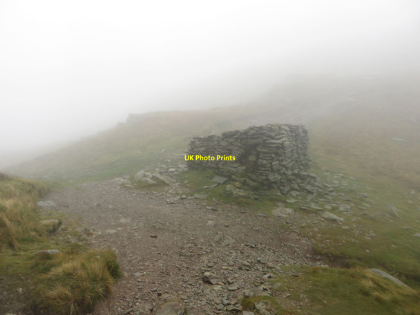 Photo 6"x4" Shelter at the Nan Bield Pass Nan Bield Pass c2017