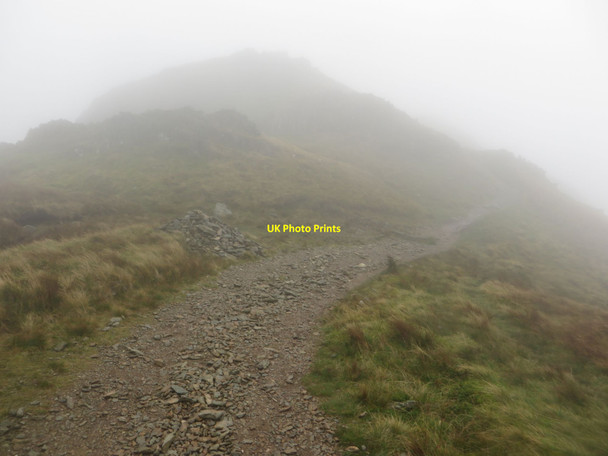 Photo 6"x4" Path heading up the southern side of Mardale Ill Bell Nan Bield Pass c2017