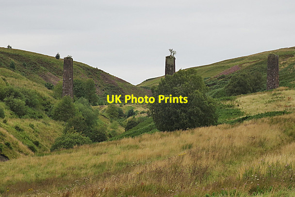 Photo 6"x4" Looking towards the Viaduct Glenbuck\/NS7429 c2017
