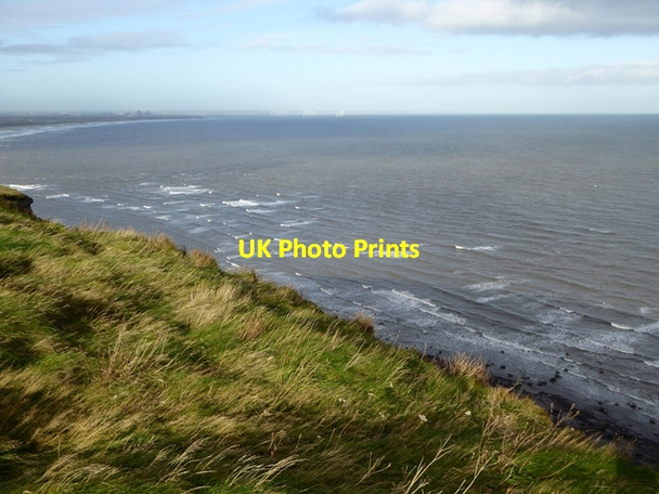 Photo 6"x4" Cliff top at Hunt Cliff Saltburn-By-The-Sea c2017