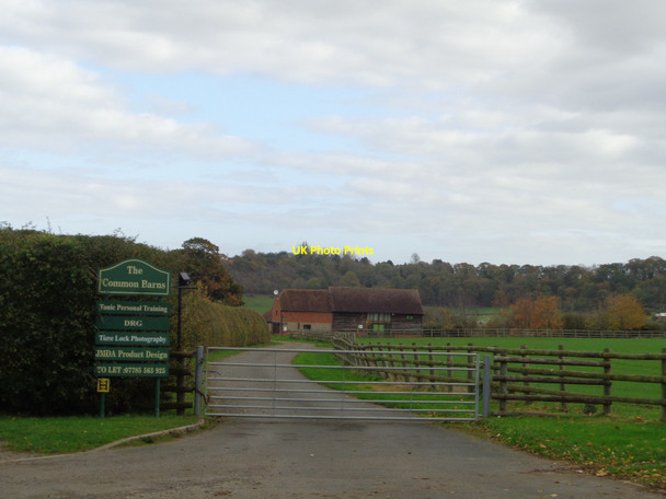 Photo 6"x4" The Common Barns  Hill Furze c2017