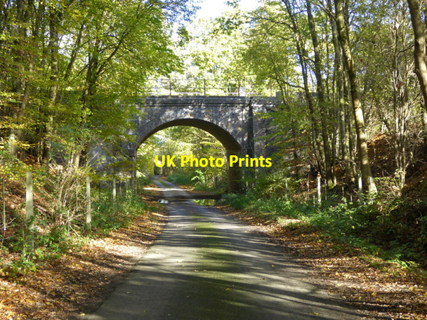 Photo 6"x4" Railway bridge over Raffin Green Lane Hook's Cross c2017