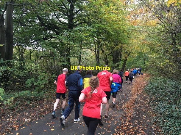 Photo 6"x4" Runners on Pollok parkrun Rutherglen c2017